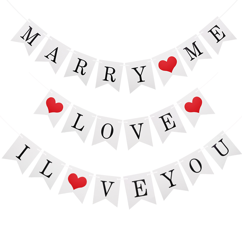 Wedding Supply Rentals - لافتة زفاف 'تزوجني'، لافتة حب، مستلزمات