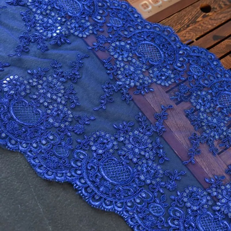 Table Runner Sequin - قماش دانتيل عالي الجودة متعدد الألوان
