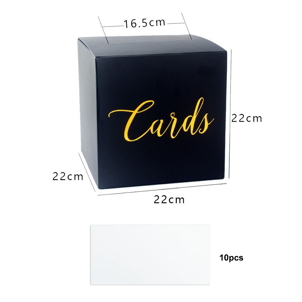 Wedding Card Box - صناديق على شكل ظرف باللونين الأبيض