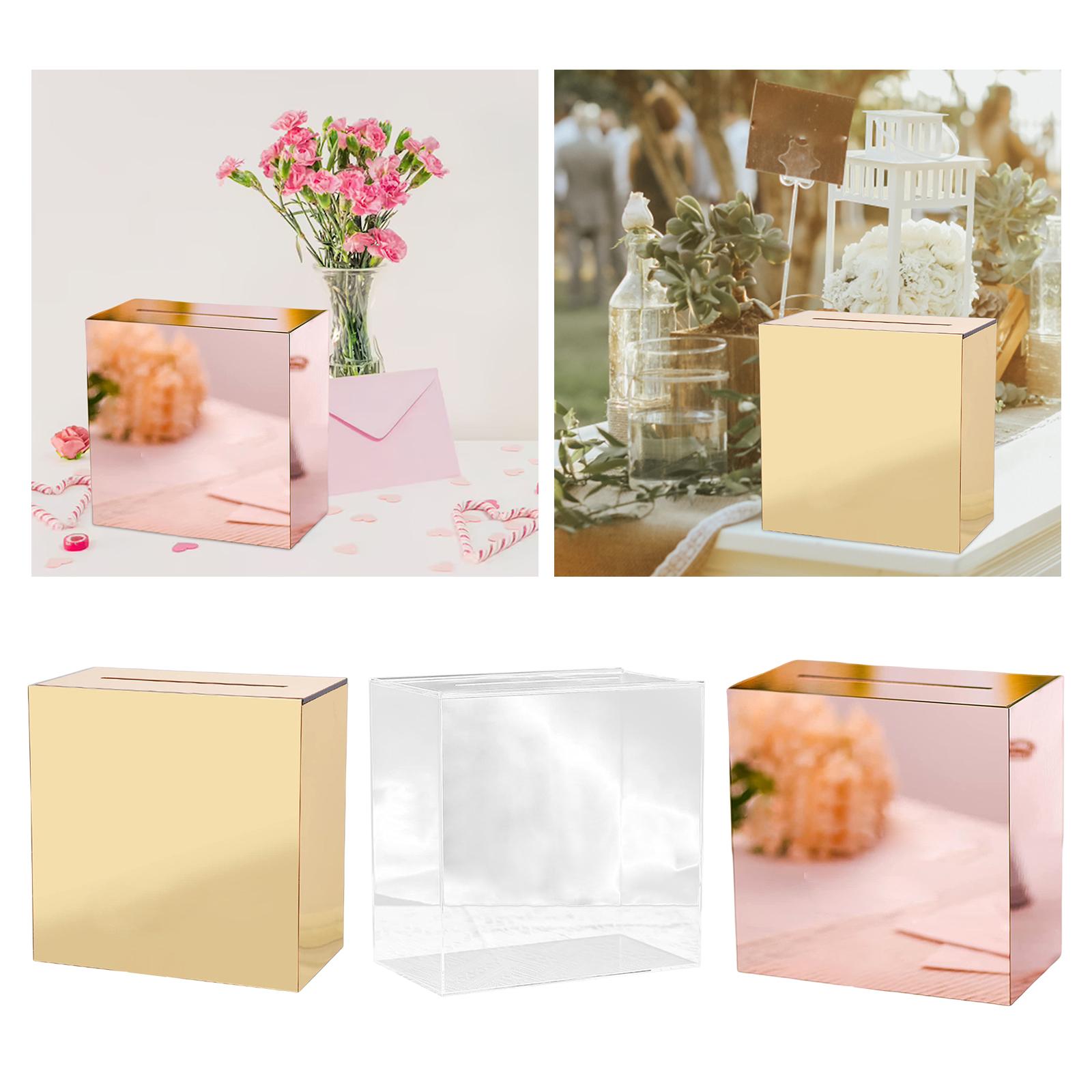 Wedding Card Box - صندوق ديكور لبطاقات الزفاف من الأكريليك