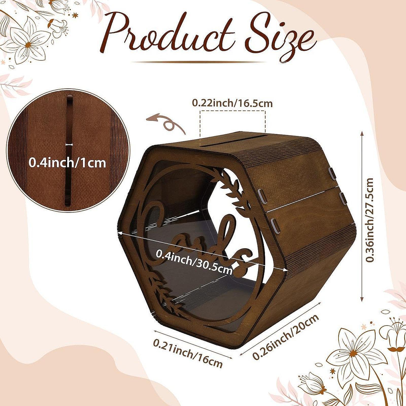 صندوق بطاقات الزفاف مع فتحة، ص - مراجعة Wedding Card Box وسعره