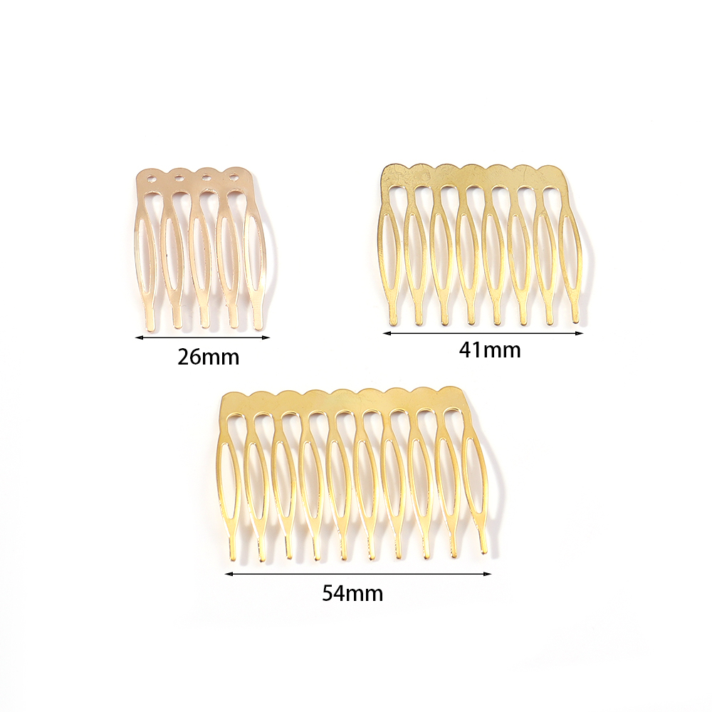 10 قطع مشط شعر معدني نحاسي بـ  - مراجعة Wedding Decoration Supply وسعره