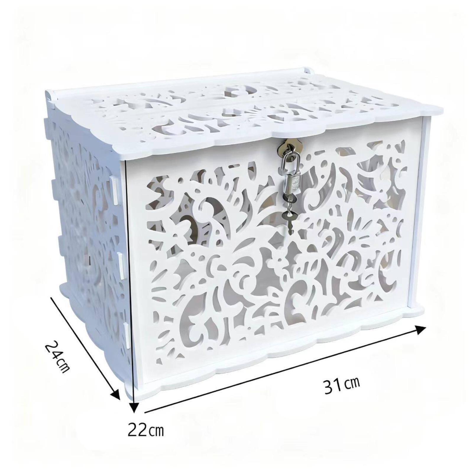 صندوق بطاقات زفاف أنيق باللون  - مراجعة Wedding Card Box وسعره