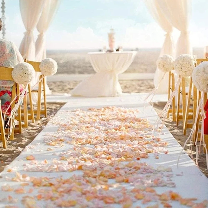 رومانسية السجاد الأبيض الزفاف  - مراجعة Aisle Runner White وسعره