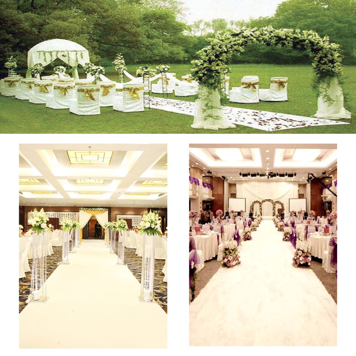 الزفاف الأبيض السجاد الممر عدا - مراجعة Aisle Runner White وسعره