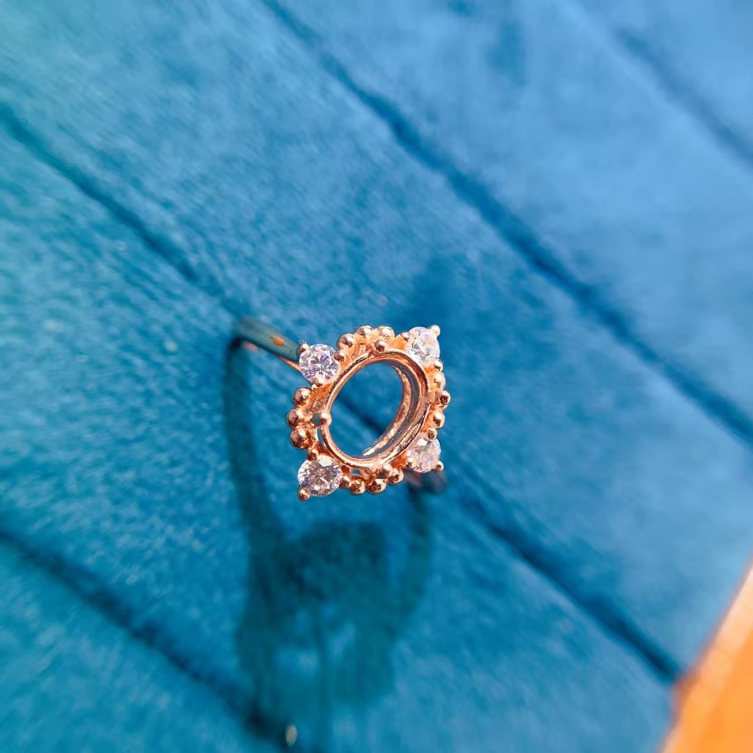 18K مطلية بالذهب خاتم الخطوبة  - مراجعة Supplier Wedding وسعره