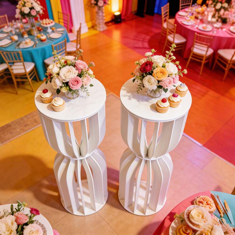 حامل زهور على شكل عمود روماني  - مراجعة Wedding Supply Rentals وسعره