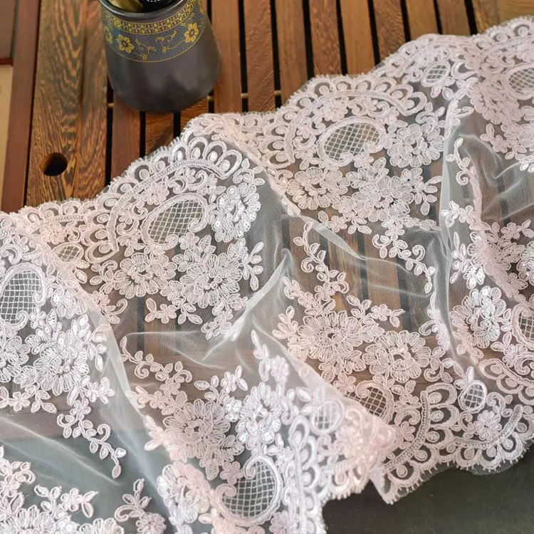 قماش دانتيل عالي الجودة متعدد  - مراجعة Table Runner Sequin وسعره