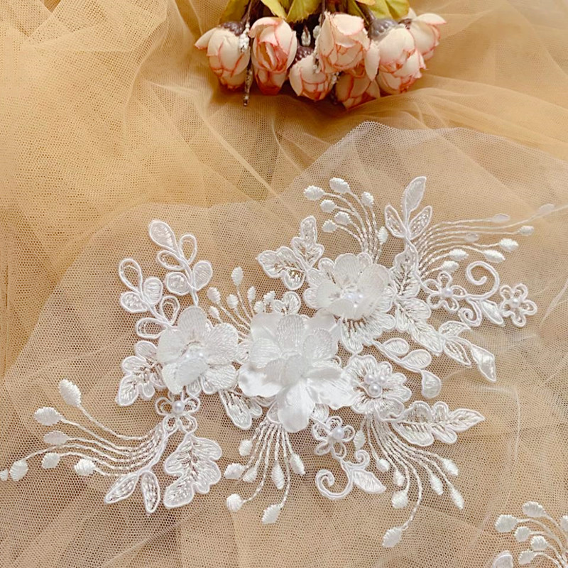 خط حدود دانتيل اللؤلؤ ، زهرة م - مراجعة Wedding Supply Online وسعره