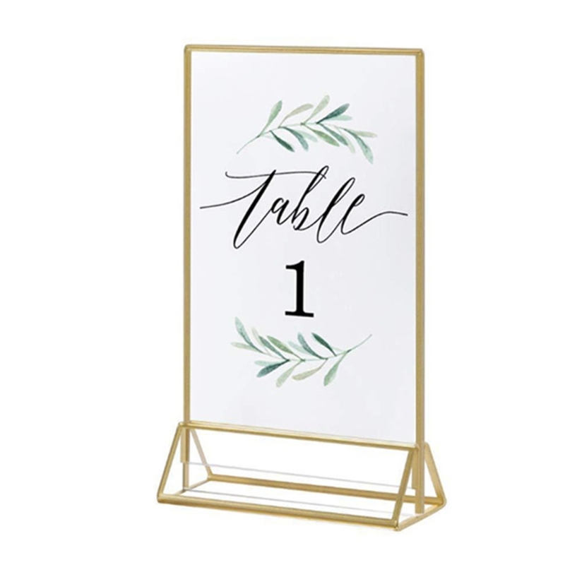 واضح الاكريليك الزفاف الجدول ر - مراجعة Table Number Gold وسعره