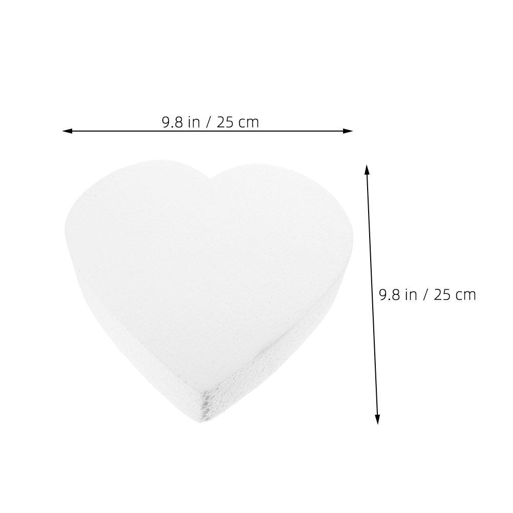 قطعتان من كعكة الفوم على شكل ق - مراجعة Wedding Decoration Supply وسعره