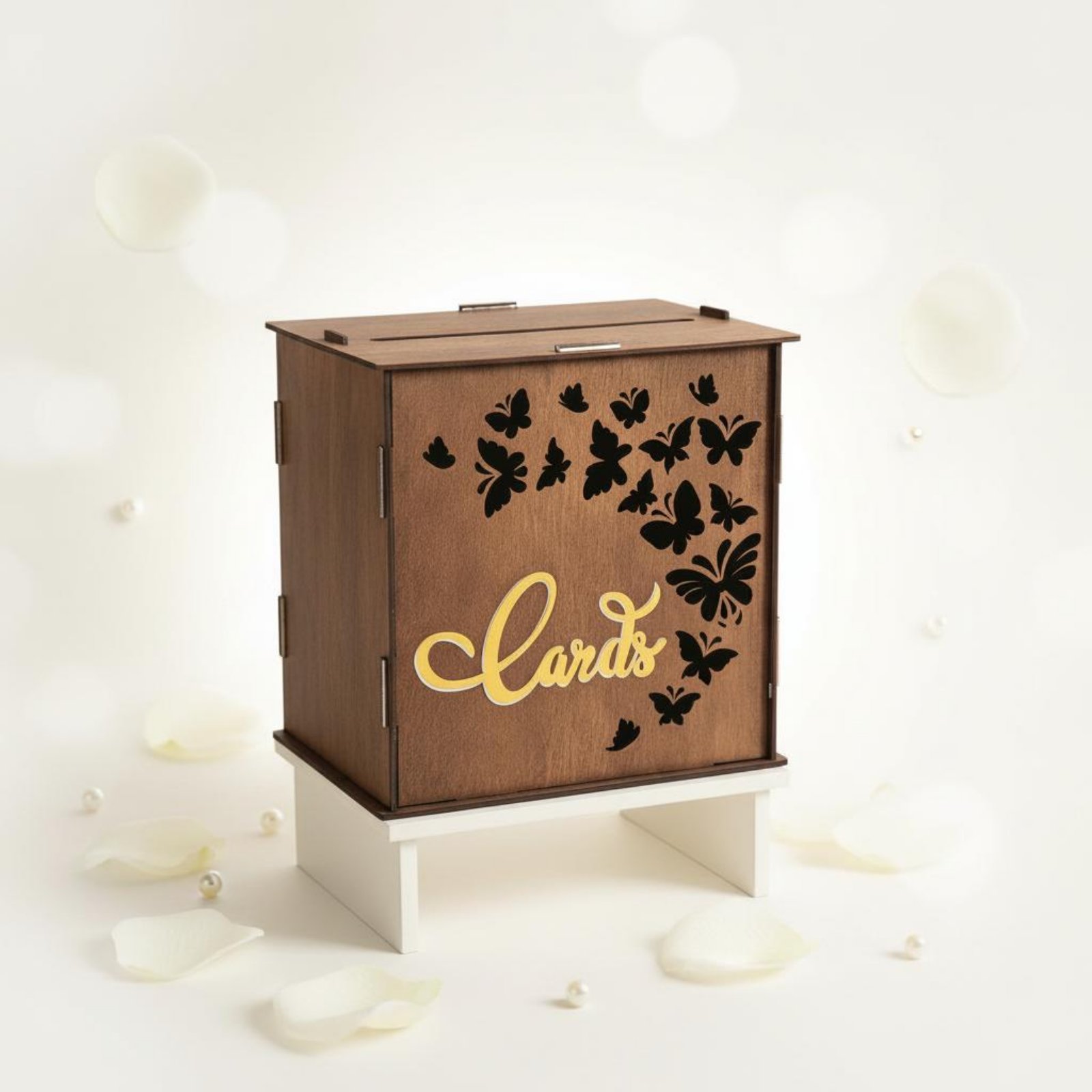 صندوق بطاقات الزفاف مع فتحات ل - مراجعة Wedding Card Box وسعره