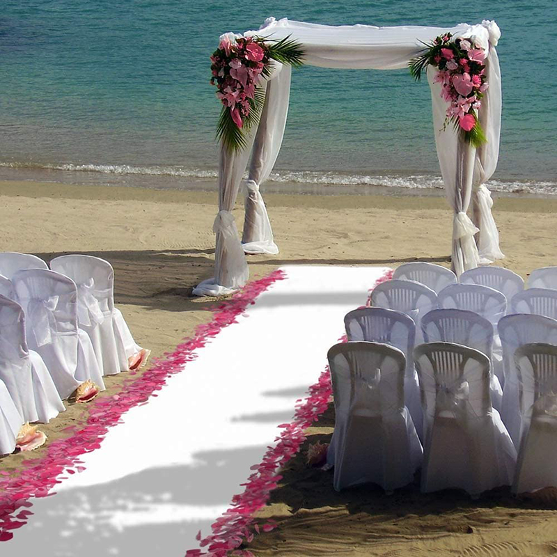فرنسا شحن مجاني الزفاف السجاد  - مراجعة Aisle Runner White وسعره