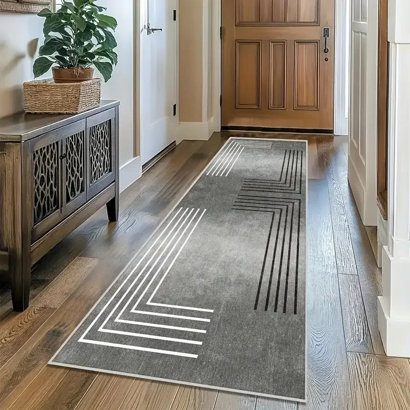 سجادة ممر عصرية بتصميم هندسي م - مراجعة Aisle Runner White وسعره