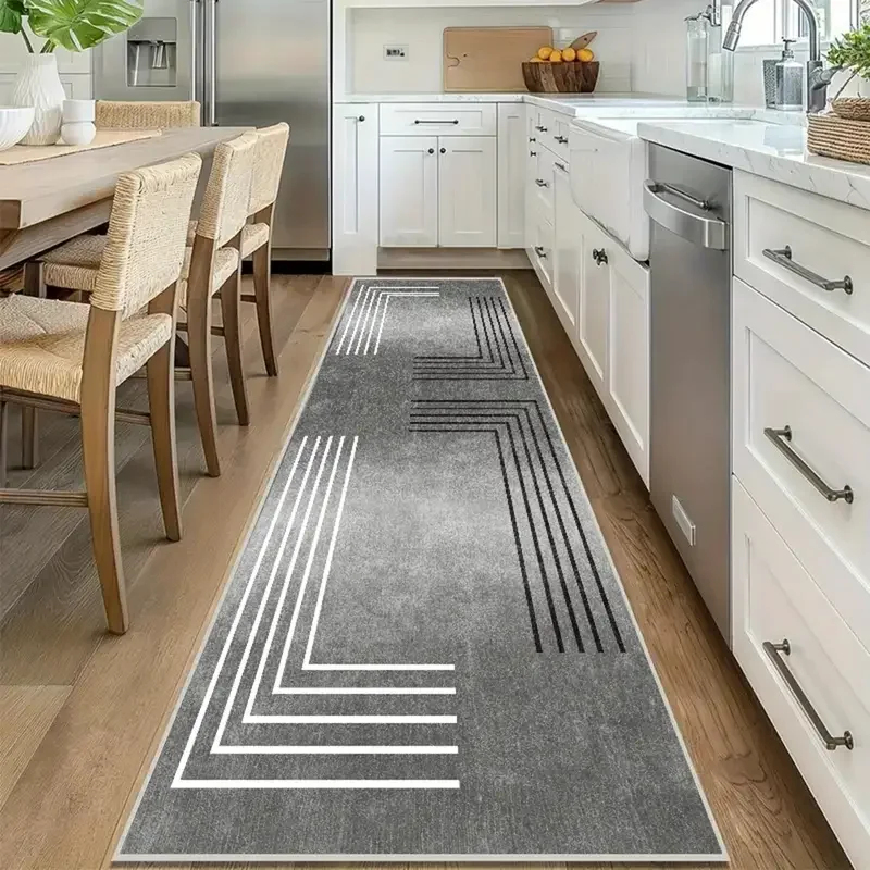 سجادة ممر عصرية بتصميم هندسي م - مراجعة Aisle Runner White وسعره