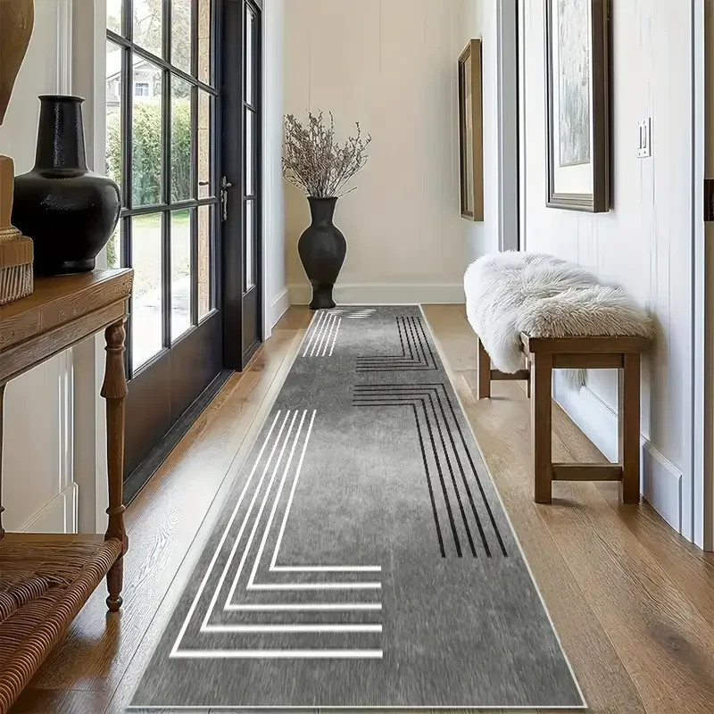 سجادة ممر عصرية بتصميم هندسي م - مراجعة Aisle Runner White وسعره