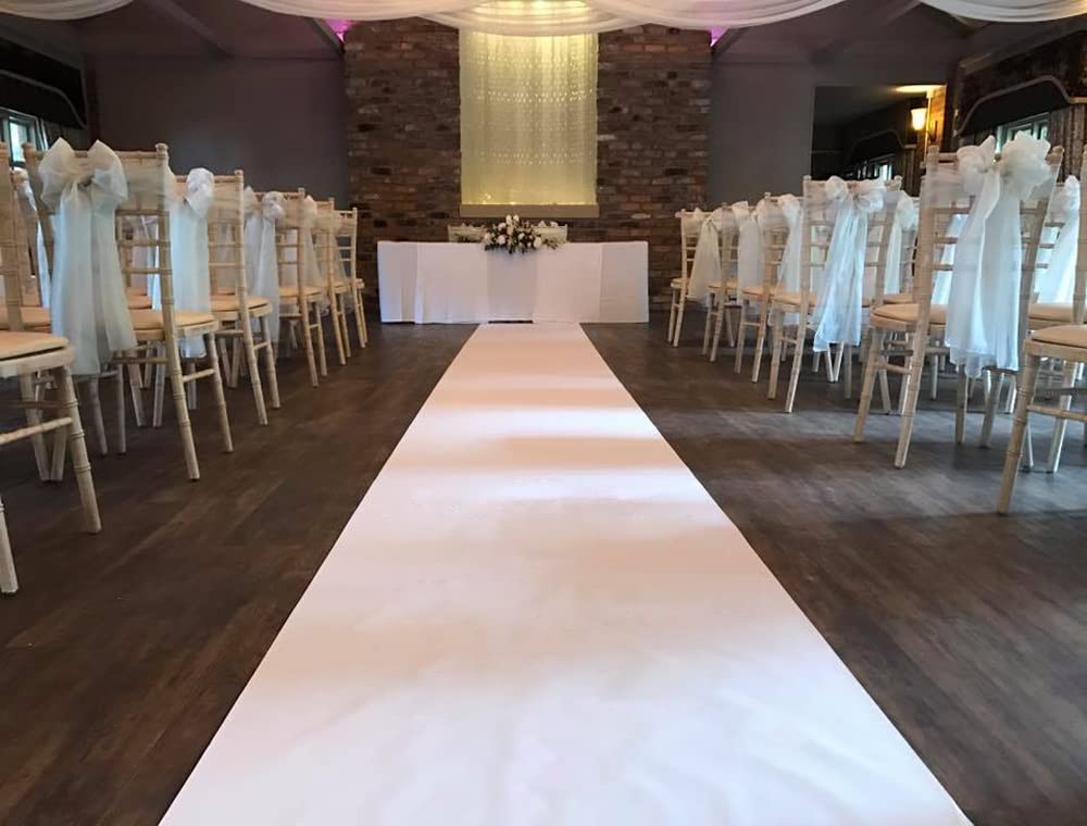 سجادة عداء ممر طويلة مضادة للا - مراجعة Aisle Runner White وسعره