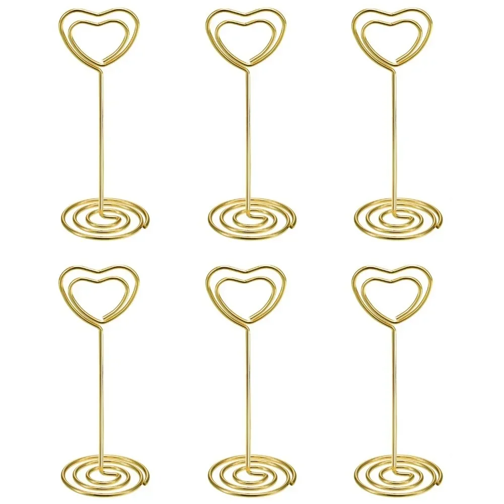10 قطعة شكل قلب الجدول رقم اسم - مراجعة Table Number Gold وسعره